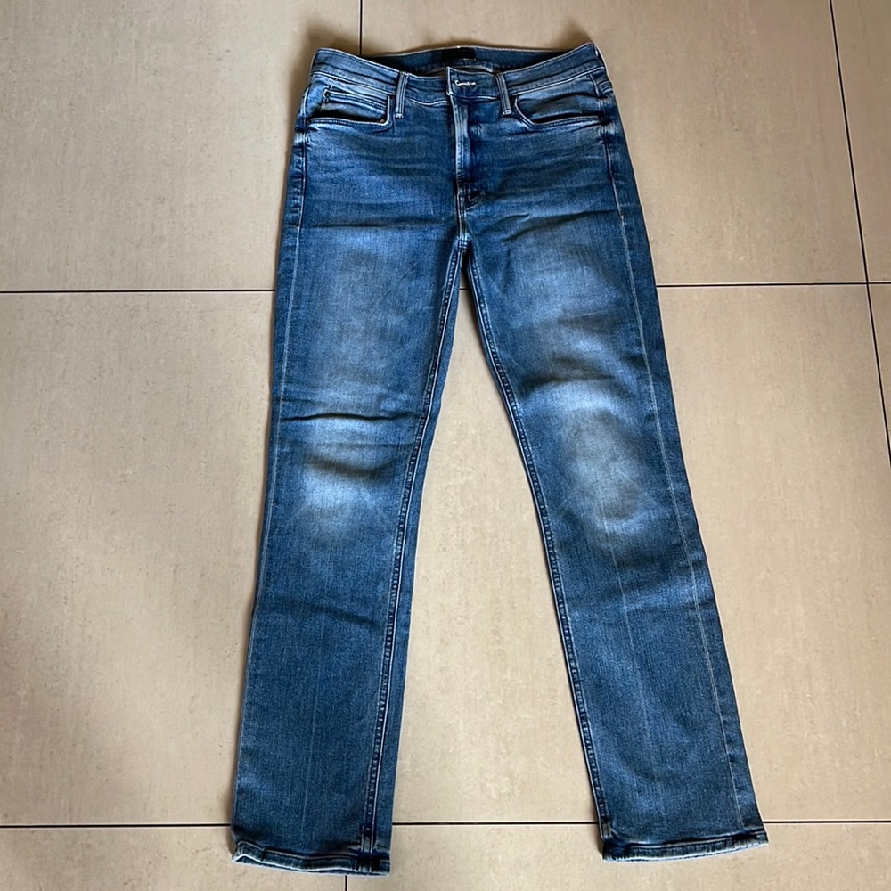 Mother denim jeans.  Size 27.  Mid rise.  Dazzler ankle.